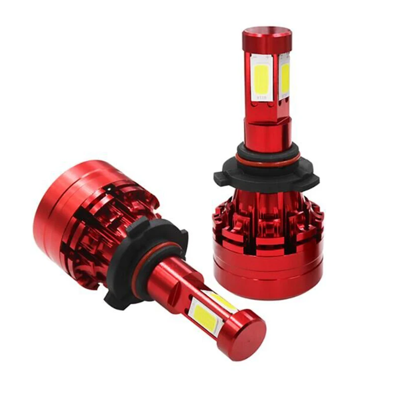 1 комплект 120W 9600LM COB светодиодный лампы для передних фар H4 H7 H8/H9/H11 H13 9005 9006 HB4 toyota opel