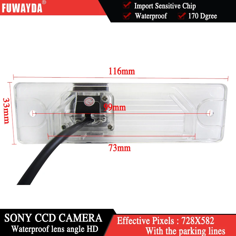FUWAYDA беспроводная камера заднего вида для SONY CCD Chip Sensor RENAULT KOLEOS|camera for renault|car rear view