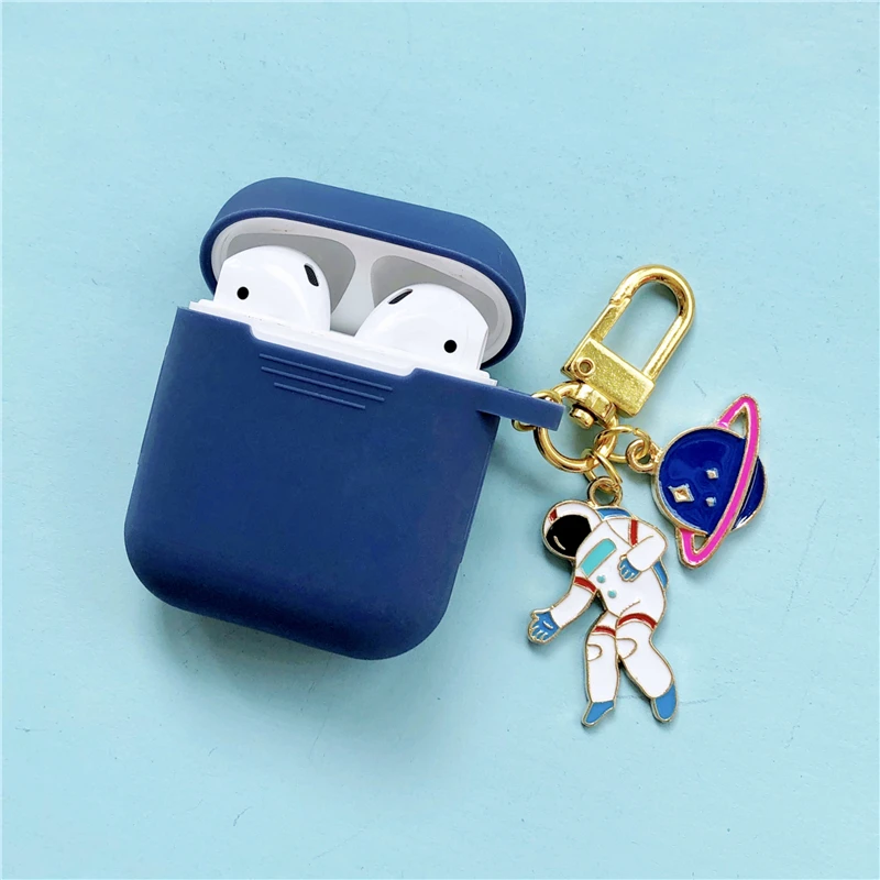 Симпатичный чехол для беспроводных наушников с астронавтом и Bluetooth Apple AirPods