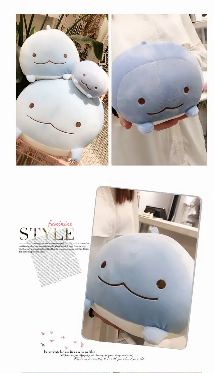Большой размер, высокое качество, Sumikko Gurashi San-X уголок, био игрушка, милые куклы для детей, мягкий пуховик, хлопок, детские животные, домашний декор