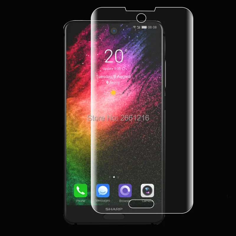 Для Sharp Aquos S2 5,5 дюйма 2 шт = переднее+ заднее тонкое полное покрытие краев до края пленка из мягкого ТПУ Взрывозащищенная защита экрана