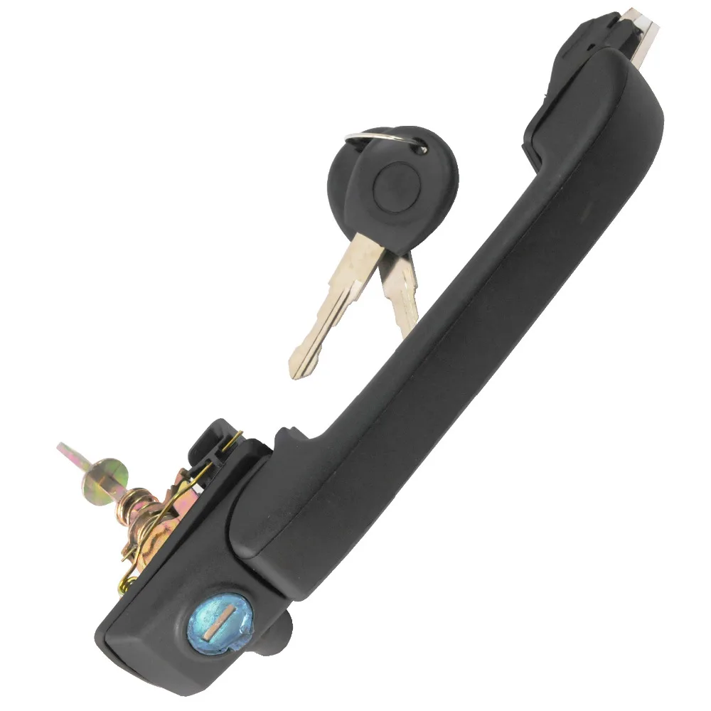 Автомобильный Черный передней двери ручка с 2 блокировки клавиш для Фольксваген