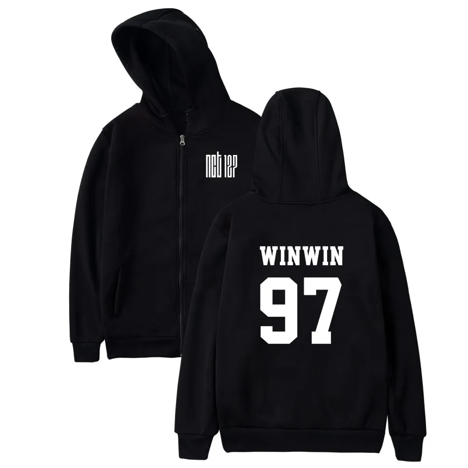 

NCT127 New Kpop Zipper Hoodies Sweatshirts Women/Men Hoodies Women Casual Fans Fashion Zipper Clothes Outwear