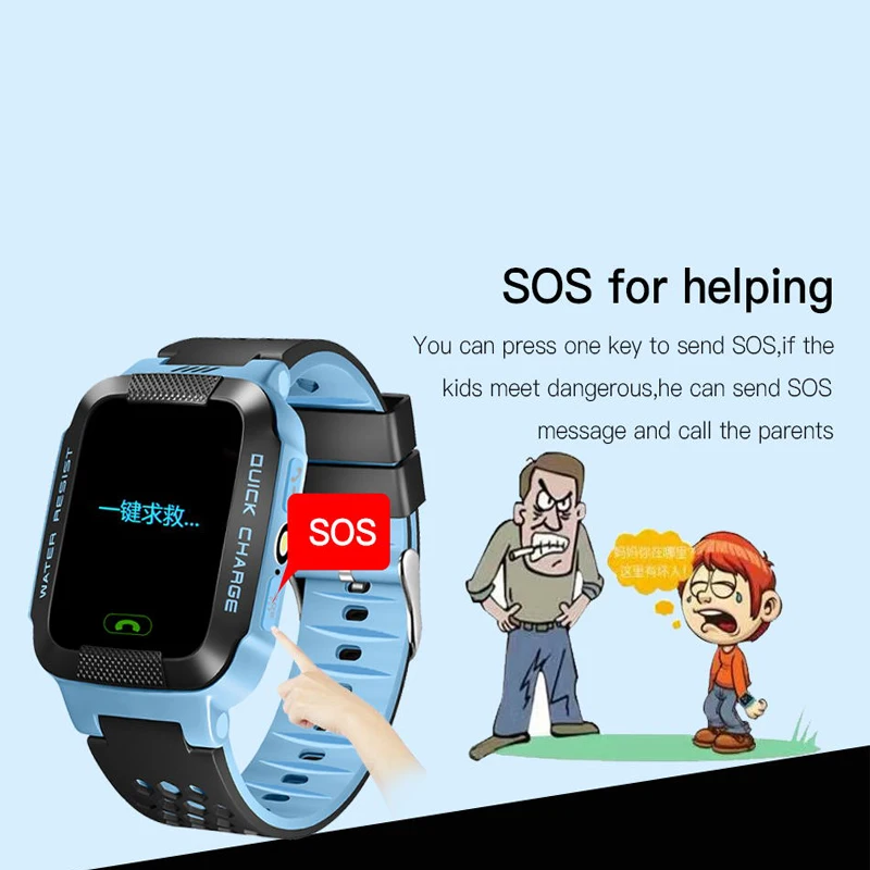 Детские умные часы для детей Android милые 2G sim карты gps GPRS LBS детские трекер в
