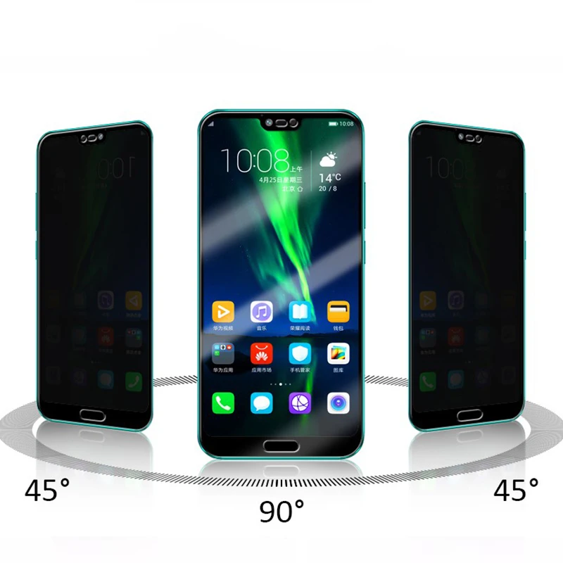 EXUNTON для huawei Honor 9 9i 10 Lite антишпионское закаленное стекло для huawei Honor10 Lite Honor 10lite Защитная пленка для экрана