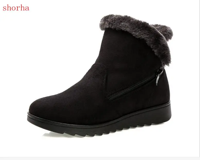 

New fashion women winter shoes women's ankle boots the new 3 color fashion casual fashion flat warm woman snow boots