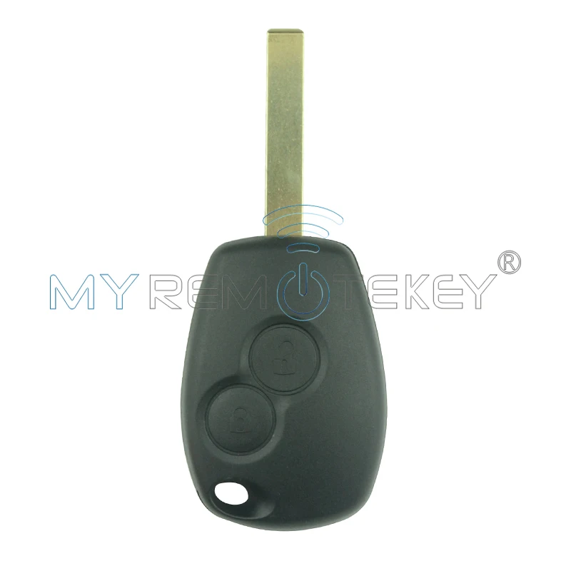 

Clio Kangoo PCF7947 дистанционный Автомобильный ключ 2 кнопки без логотипа VA6 434 МГц для Renault remtekey