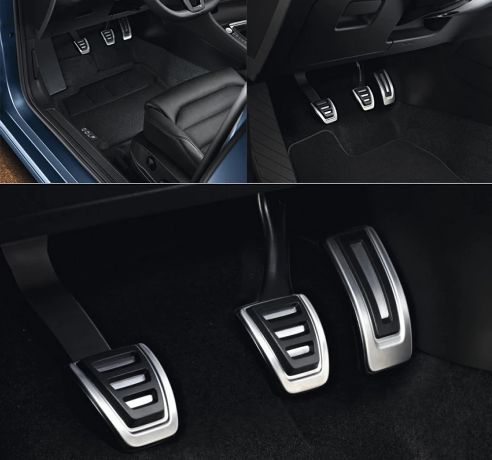 Накладка на педали газа тормоза из нержавеющей стали для Audi A1 A2 A3 S3 TT Seat Arosa Ibiza Cordoba