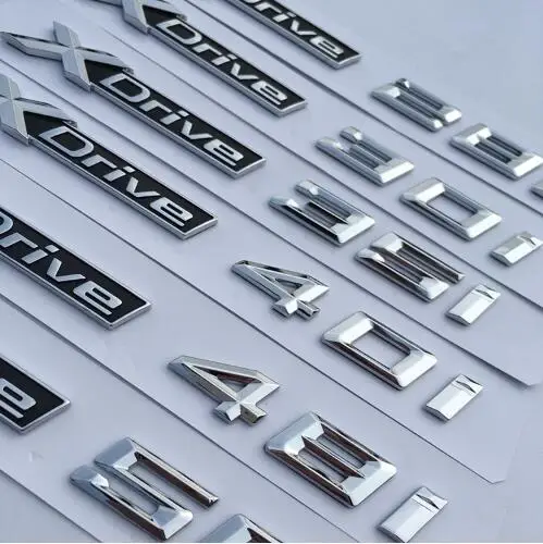 1 шт. новый автомобиль укладка 3D ABS Xdrive 20i 25i 28i 30i 35i 40i 48i 50i Сторона Эмблемы Стикеры