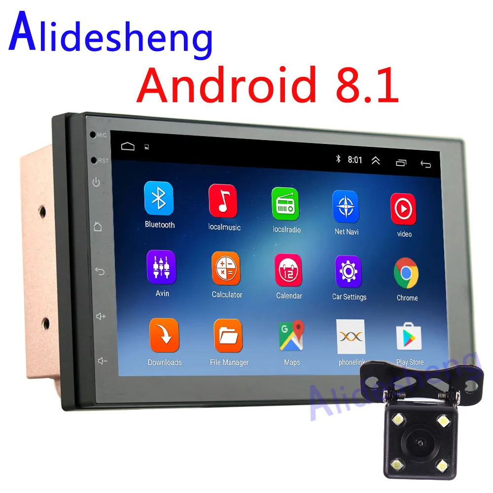 2 Din Android 8 1 gps навигация автомобильное радио стерео 7 &quot1024*600 Универсальный