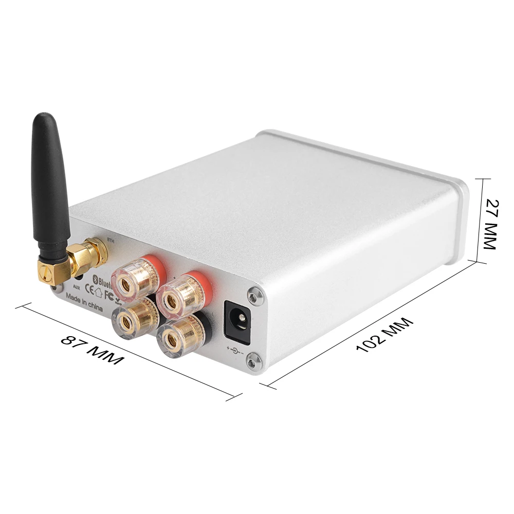 AIYIMA мини TPA3116 Bluetooth 5,0 усилитель мощности HiFi Звук Amplificador стерео домашний аудио усилитель с высокими басами