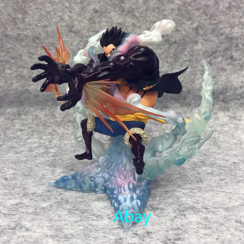 Фото One Piece Monkey D. Luffy The Straw Hat Pirates Gear Fourth Lion Rocket Fifth Sea Emperor PVC Action Figure Toy BOX Y49 Игрушки и One Piece Monkey D. Luffy The Straw Hat Pirates Gear Fourth Lion Rocket Fifth Sea Emperor PVC Action Figure Toy BOX Y49 Игрушки и
