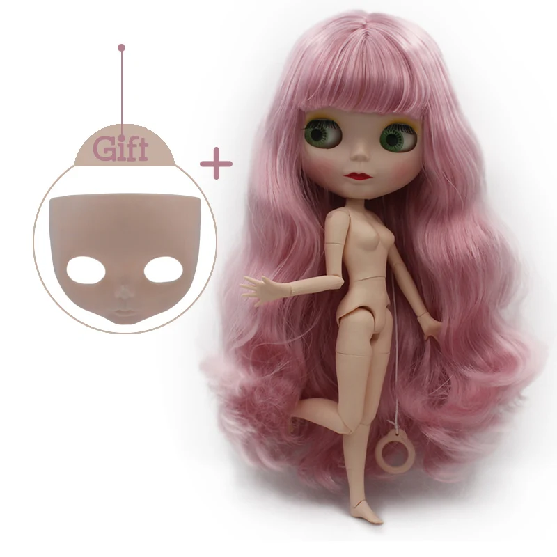 Matte Face SNO.24 Шарнирная кукла Blyth, Neo Blyth кукла Обнаженная Заказная матовое лицо куклы можно изменить макияж и платье DIY, 1/6 шарнирные куклы SO29 - Цвет: Matte Face SNO.24