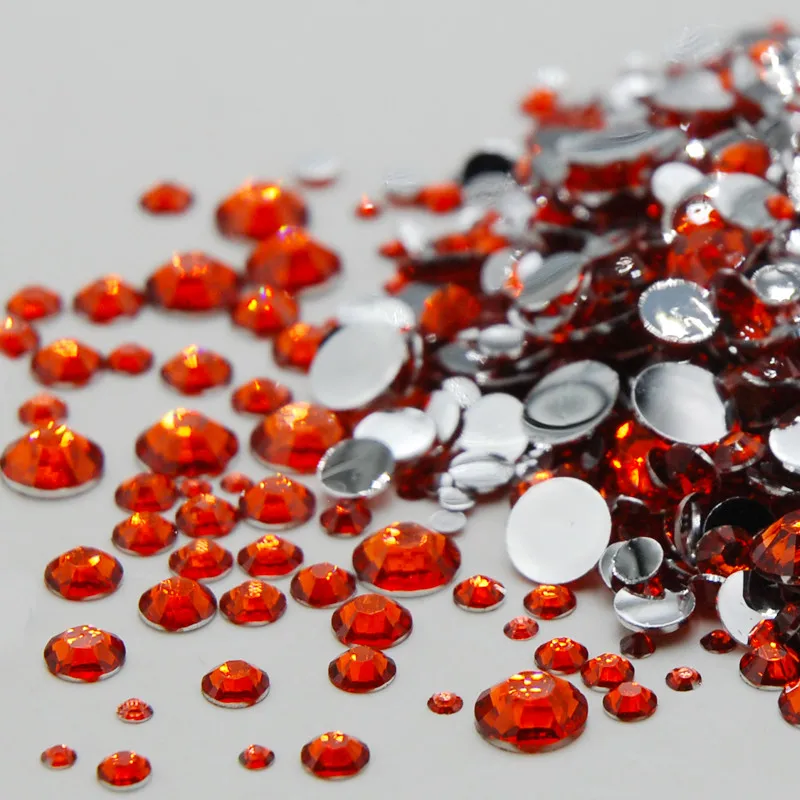 Гиацинтовый цветной 3D клей для ногтевого дизайна стразы разных размеров камни с