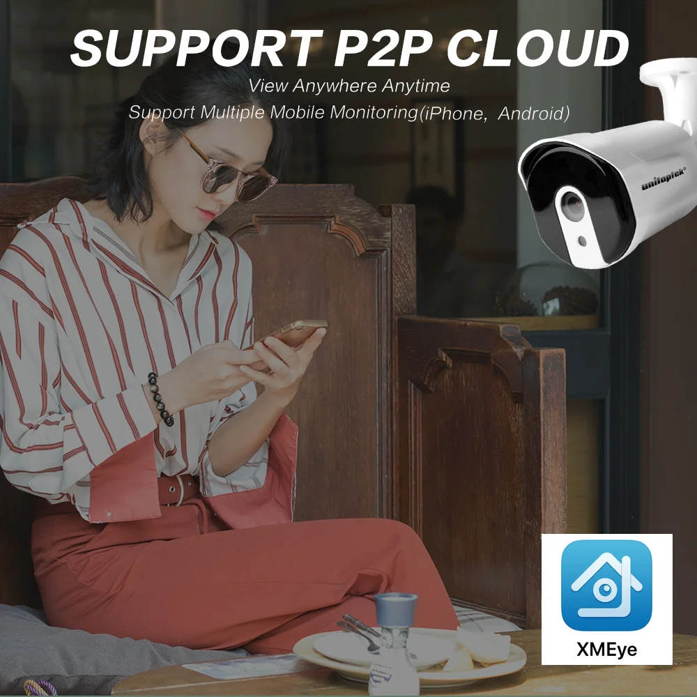 Ультра HD H.265 8MP ip камера безопасности Мини Пуля наружная ONVIF 8 мегапиксельная
