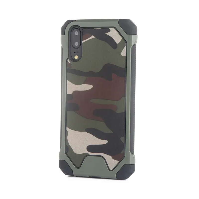 Green Военный камуфляж Телефон чехол для Huawei P10 P20 Lite P30 mate 20 Pro P Smart двухслойный панцири противоударный чехол из ТПУ - Цвет: Green