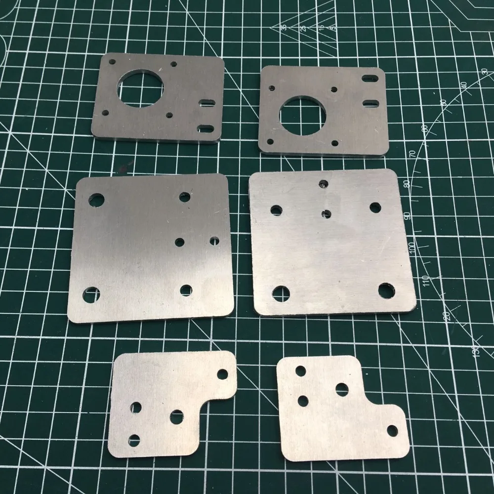 Tronxy X5S 3D принтер алюминиевый сплав обновленная пластина шкив пластина Эксцентриковая втулка версия Y козловой каретки комплект 3 мм thciness