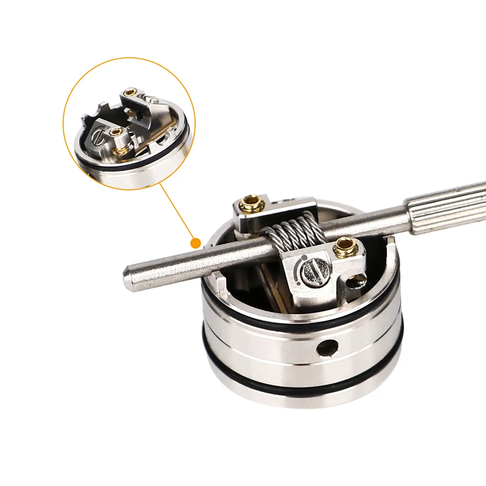 Новейшая электронная сигарета Vapefly Holic MTL RDA с одной катушкой для строительства 22 2