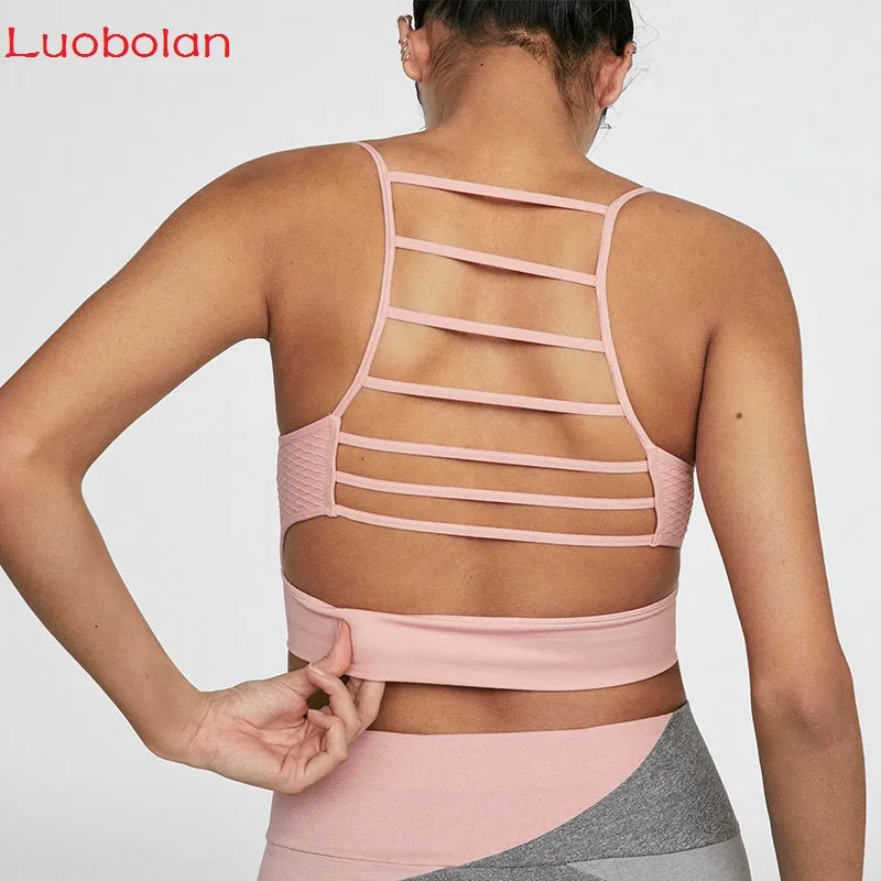 Спортивные бюстгальтеры Luobolan с эффектом пуш ап женский красивый бюстгальтер для