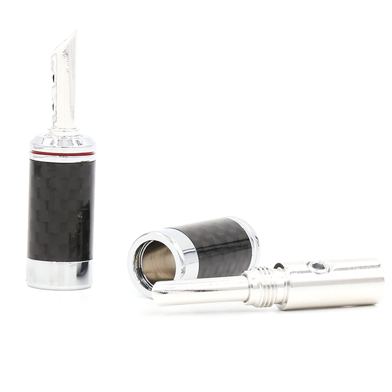 4 шт. родиевое покрытие углеродного волокна кабель динамика банан клеммный