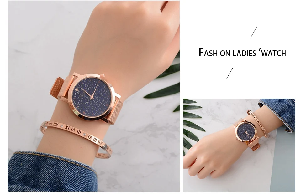 Women Dress Watches Rose Gold Stainless Steel Lvpai Brand Fashion Ladies Wristwatch Creative Quartz Clock Luxury Watches D35
