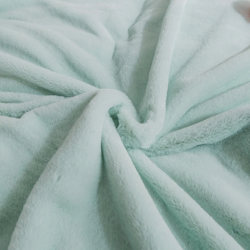 

Fleece Warm White gray pink Princess Bedding set 4/6pcs Twin/Queen/King Size Kids Bed set Duvet Cover Bedspread parure de lit