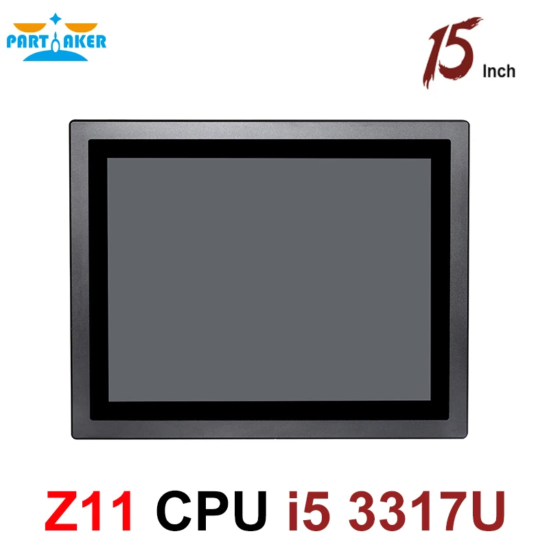 

Partaker Z11 Intel Core i5 3317U Processor 15 Inch LED IP65 Industrial Touch Panel PC All in One Computer
