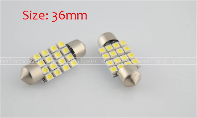 500 шт./лот светодиодная интерьерная купольная гирлянда для чтения 16 SMD