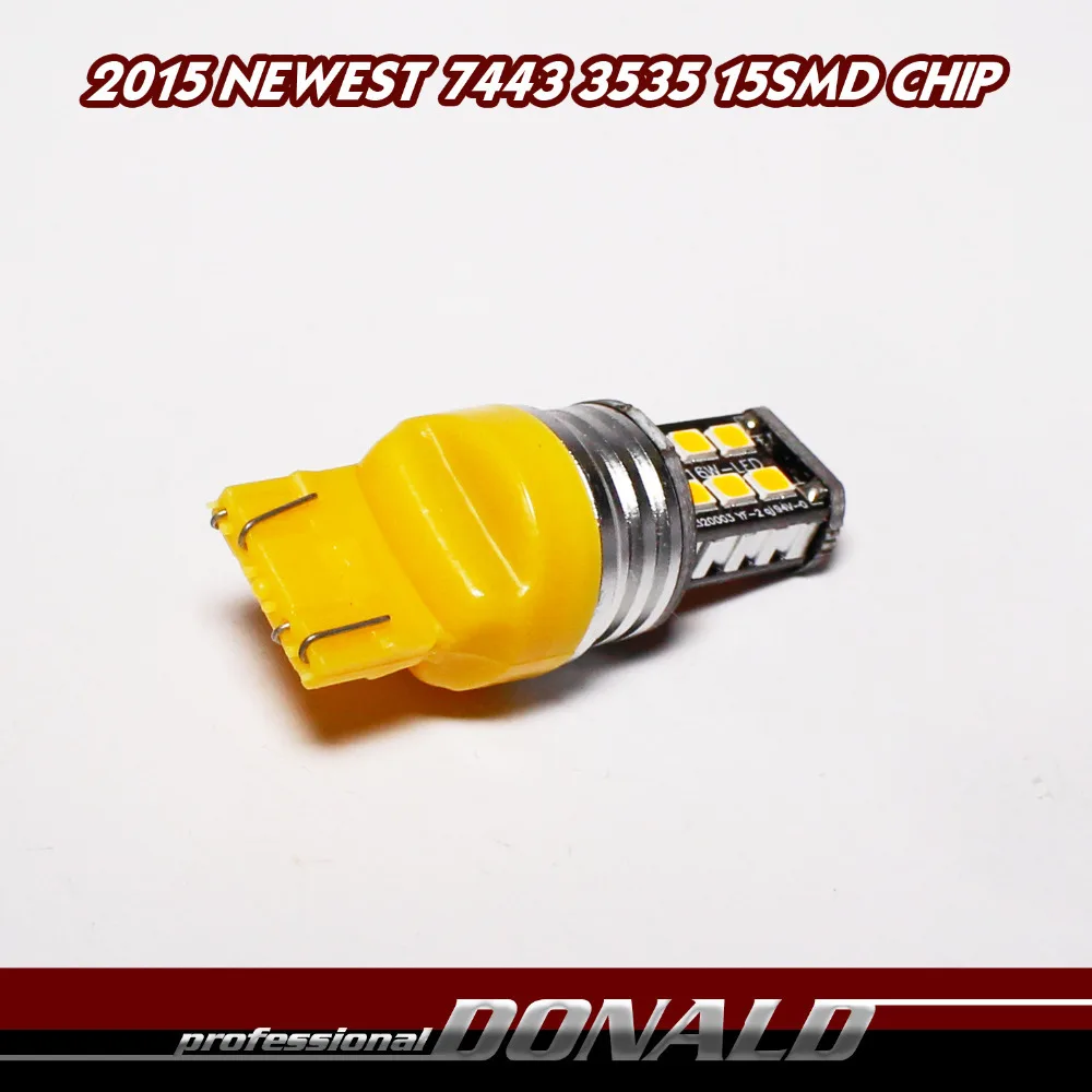 Ограниченные Продажи! 20x T20 7440 7443 w21/5 Вт w21w Подлинная CREE 15smd 3535 Сид Автомобиля