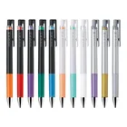 Японская Магнитная гелевая ручка 0,4 мм, металлические пастельные цветные ручки, школьные ранцы, канцелярские товары