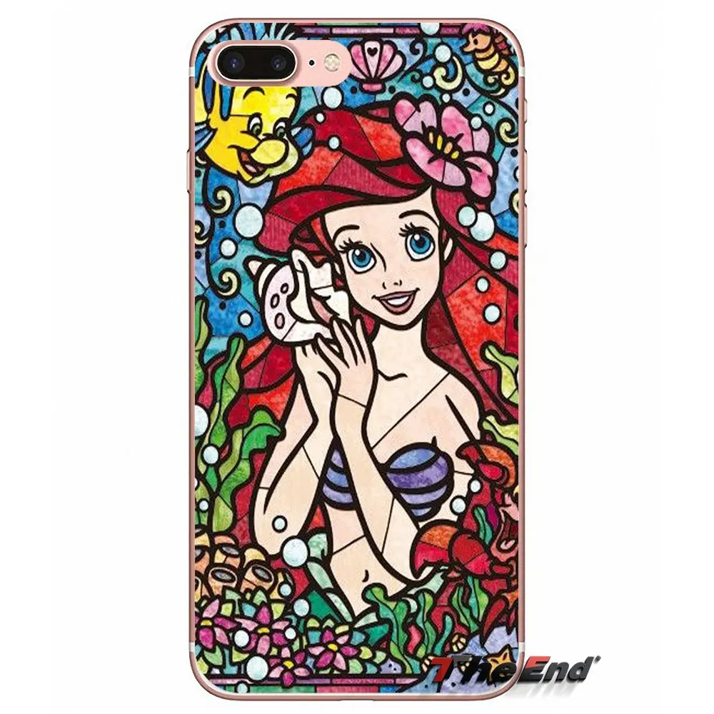 Soft Shell Covers For Samsung Galaxy J1 J2 J3 J5 J7 A3 A5 A7 2015 2016 2017 J330 J530 J730 fairy tale stained glass Alice Mickey | Мобильные