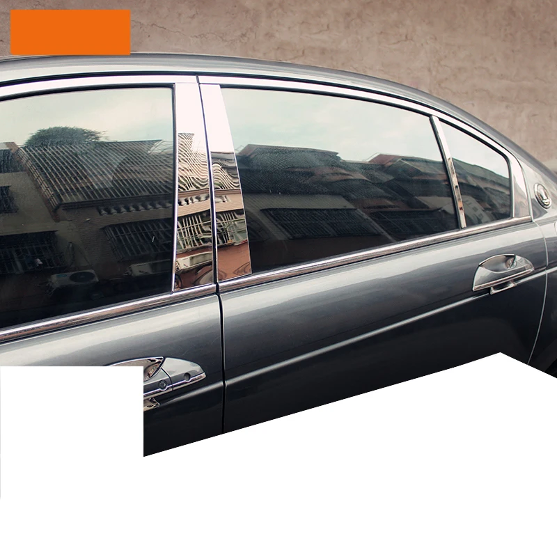 Lsrtw2017 нержавеющая сталь окна автомобиля планки для honda accord 2008 2009 2010 2011 2012 2013 8th accord