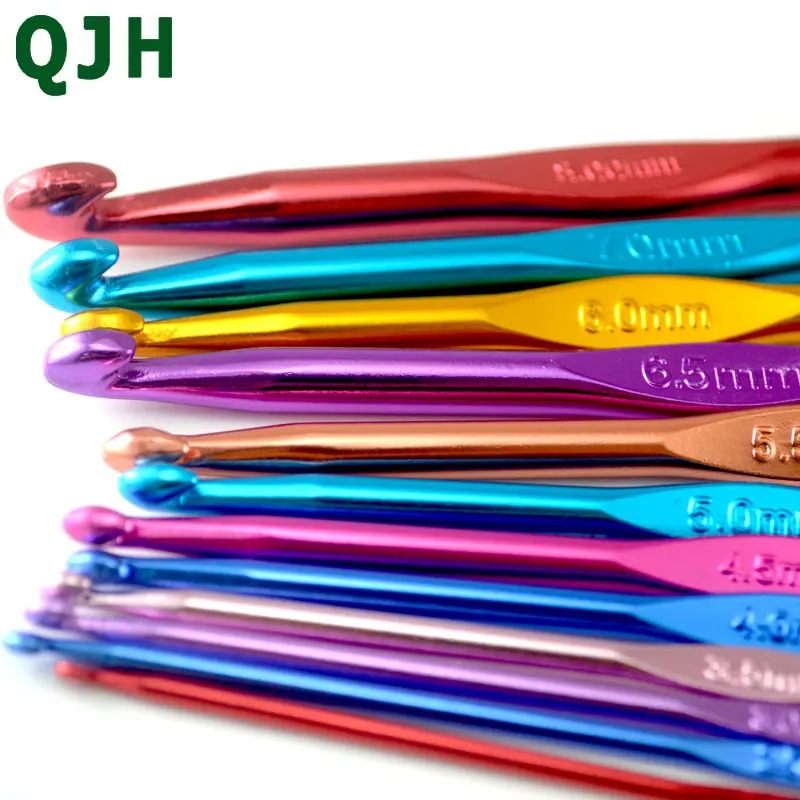 12PCS Hand Crochet Knitting Tools Weaving tools Sweater Needle Alumina sewing accessories hooks Latch needle | Дом и сад