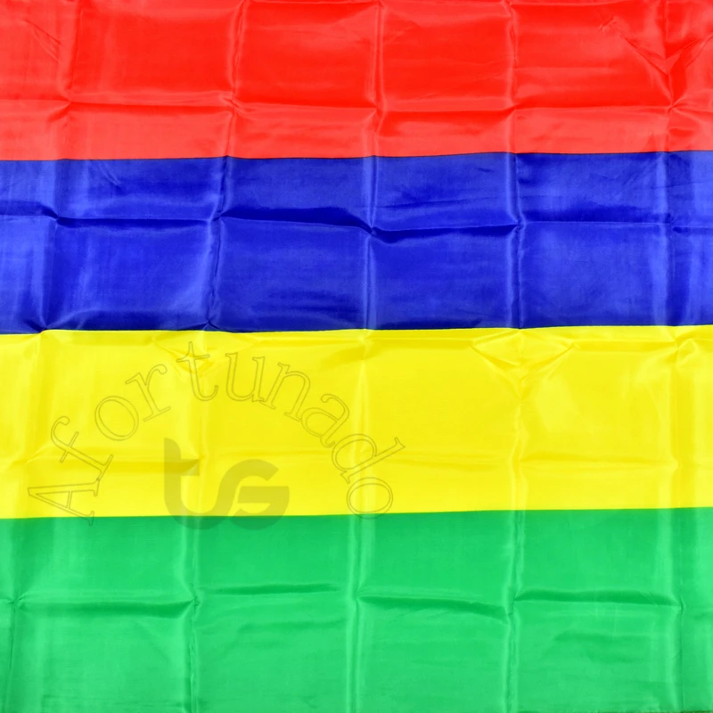 Маврикийский флаг 90*150 см баннер 3x5 футов национальный для встреч парадов