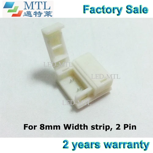 

Разъем для светодиодной ленты IP65, водонепроницаемый разъем для светодиодной ленты 3528, печатная плата шириной 8 мм, 100 шт./лот, оптовая продажа...