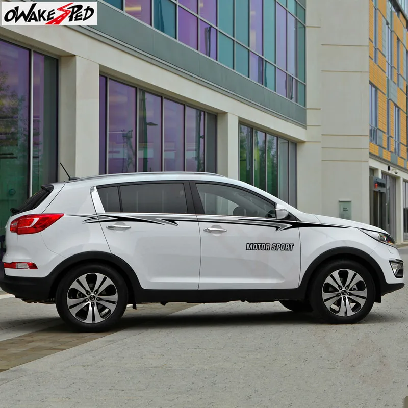 Автомобильный Стайлинг кузов Дверь Декор Наклейка для KIA SPORTAGE 2005 2019 мотор Спорт