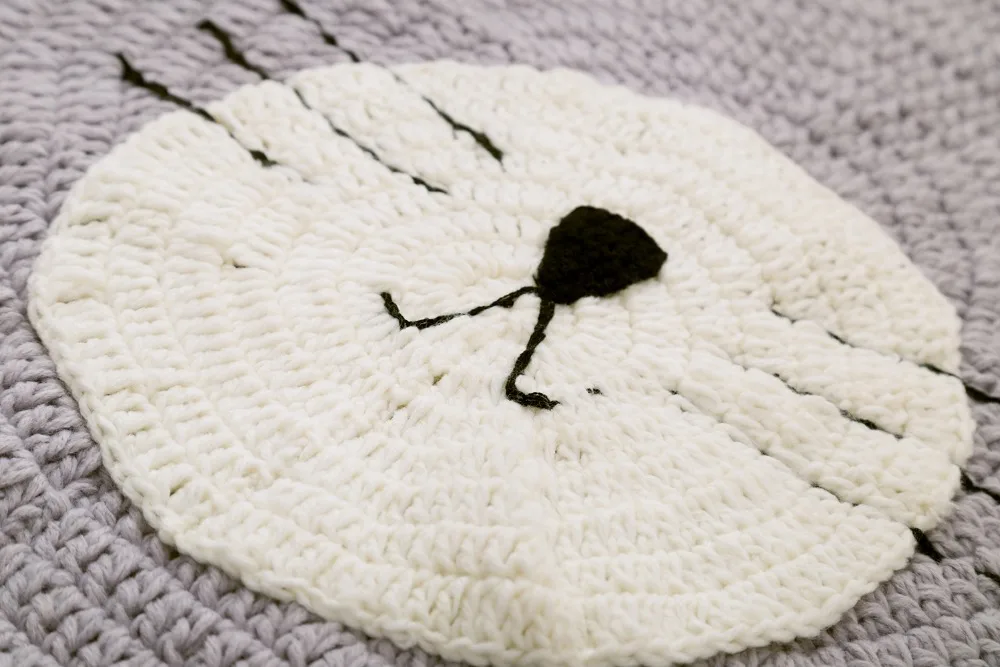 Мультяшный ковер ручной работы акриловый коврик с лисой/медведем Европейский