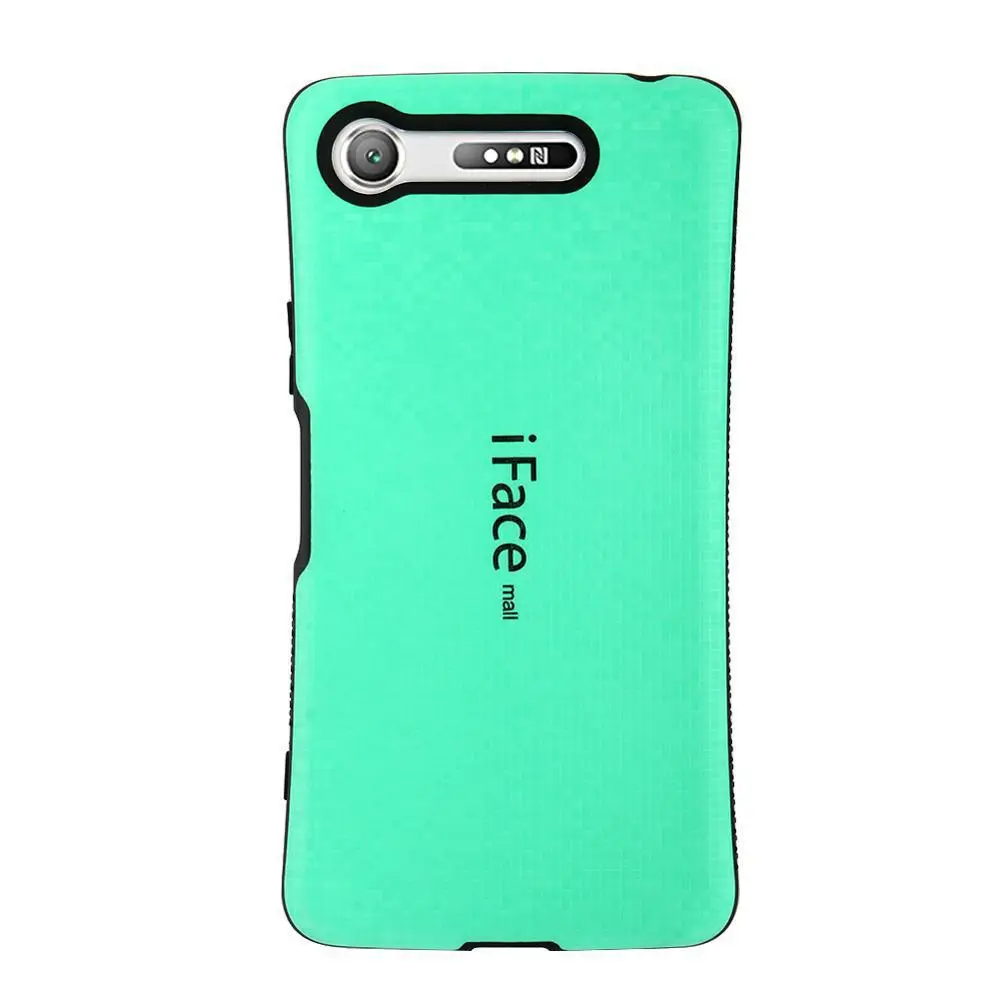 IFace Mall противоударный чехол Гибридный сверхпрочный чехол для sony Xperia XZ1 Жесткий Чехол для XZ2 Premium XZ3 противоударный чехол - Color: Green