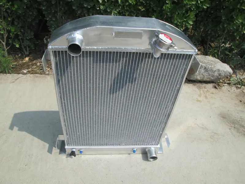 Алюминий радиатор для FORD 1932 Привет мальчик гриль оболочек CHEVY 62 мм ENGINE