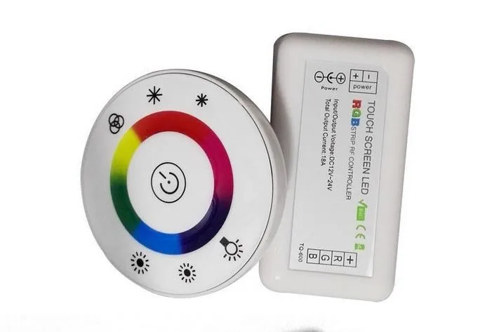 Сенсорный контроллер RGB DC 12 В 24 18 А беспроводной светодиодный RF сенсорная панель