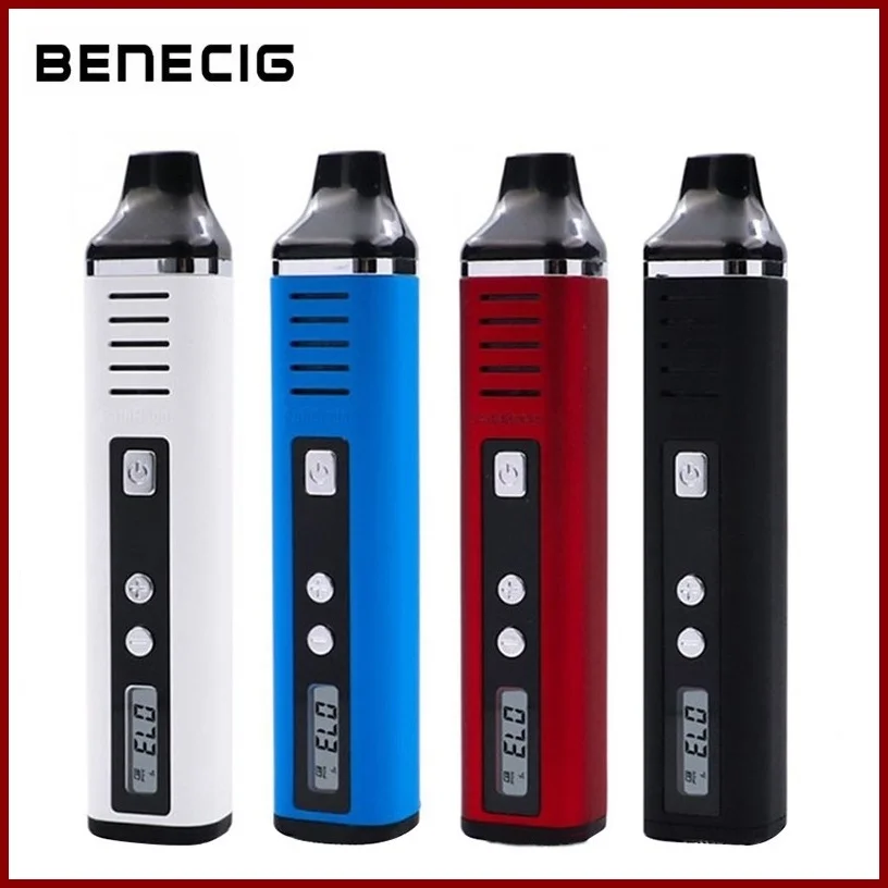 Benecig вейпер травяной вейпер ручка 2200 мАч батарея с ЖК-экраном контроль температуры электронная сигарета сухой травы испаритель