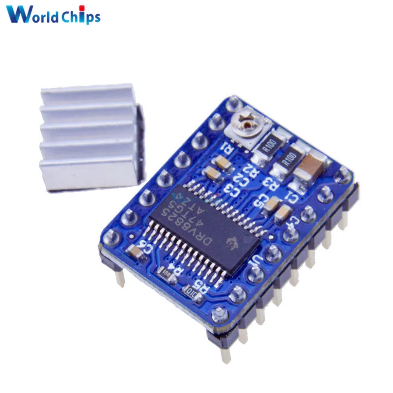 Запчасти для 3D принтера StepStick DRV8825 DRV 8825 драйвер шагового двигателя Ramps 1 4 Reprap