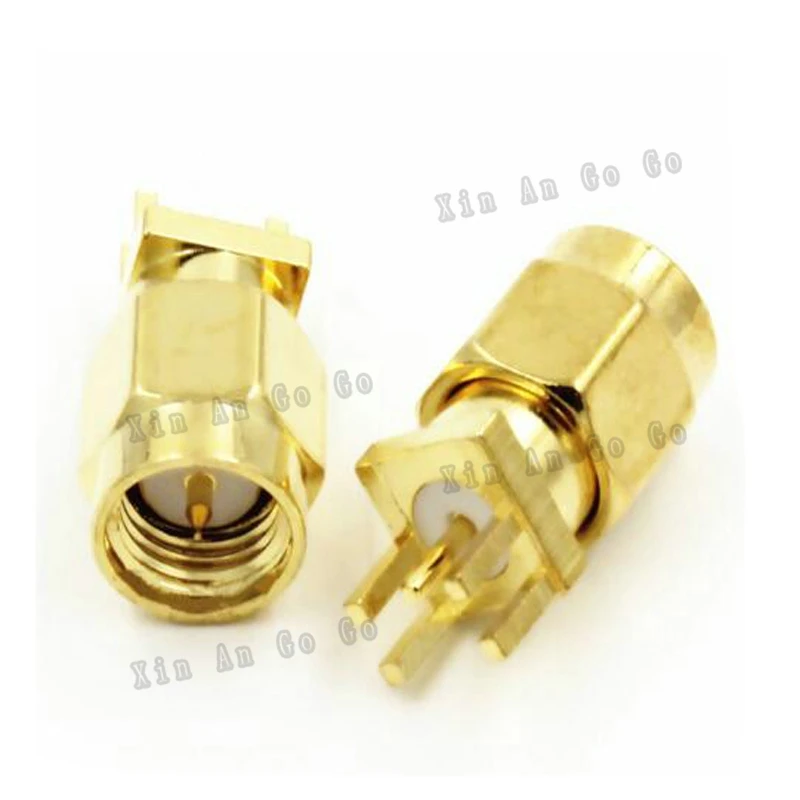 Заводская распродажа 10 шт. SMA Штекерная паяльная кромка центральное крепление