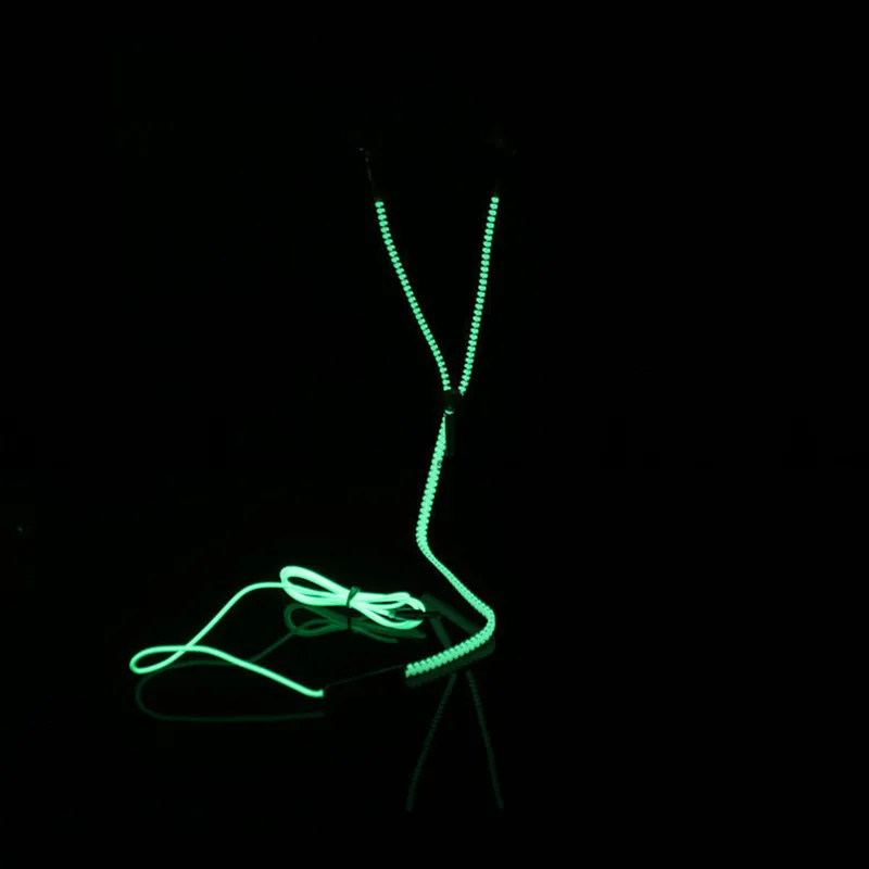 Светящиеся наушники 6 Цвет свет свечение металлическая молния Беспроводной