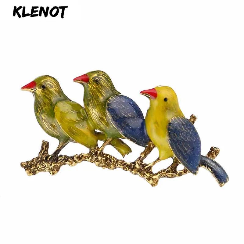 Женская Брошь в виде птицы эмалированная брошь с эмалью|Украшения для волос