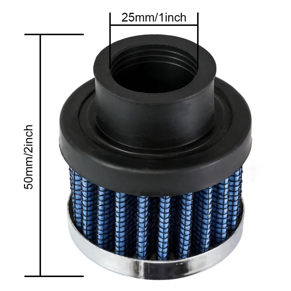 

TIROL T11601c Universal Mini Air Filter Diameter 25mm Round Tapered Auto Mini Cold Air Intake Free Shipping