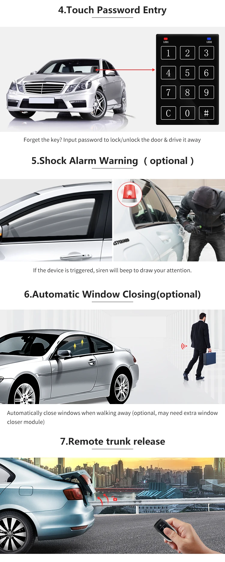 EASYGUARD Plug& Play CAN BUS подходит для TOYOTA PKE Автомобильная сигнализация Система дистанционного стартера кнопка запуска сенсорного входа умный ключ