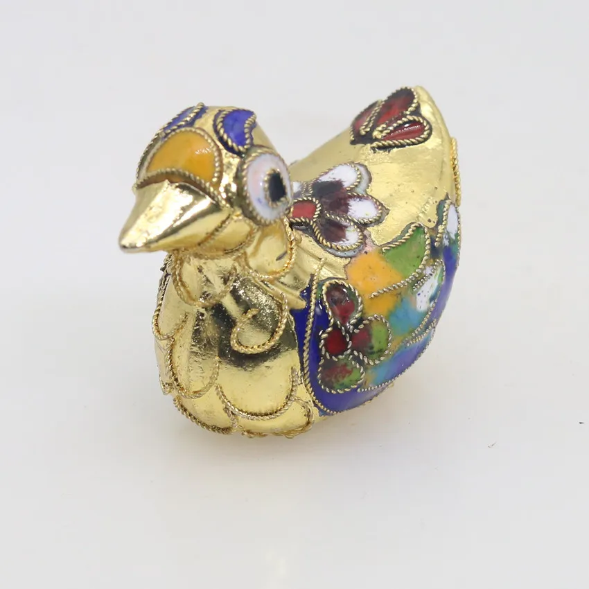 Китайская искусственная перегородчатая филигранная медь плод эмаль талисман