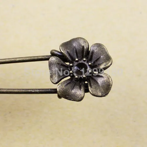 11 шт./лот старинная латунная брошь в виде цветка из сплава булавки для одежды