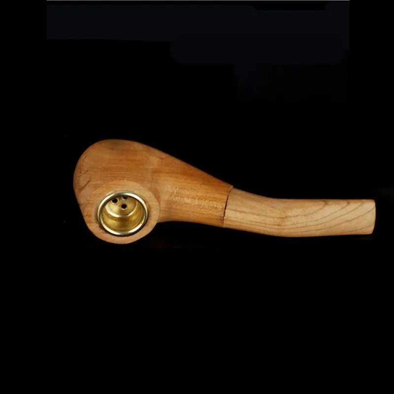 Винтажный держатель сигарет из цельной древесины ведро для дыма ручной работы